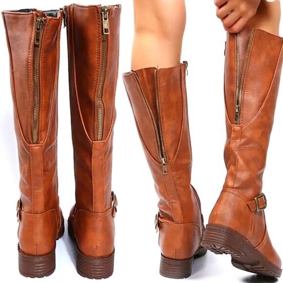 Western knee high riding boots sz 7 - Picture 4 of 16